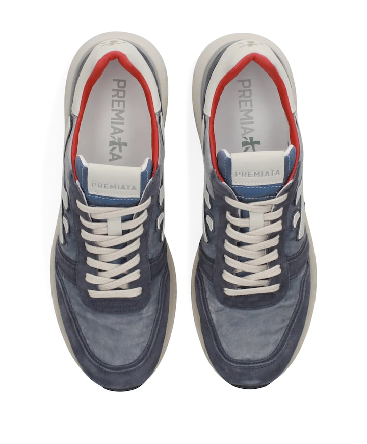 Mick heren sneakers blauw