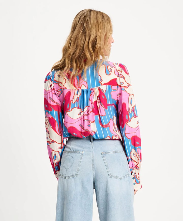 Dames blouse multicolor