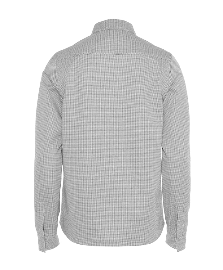 Heren overshirt grijs