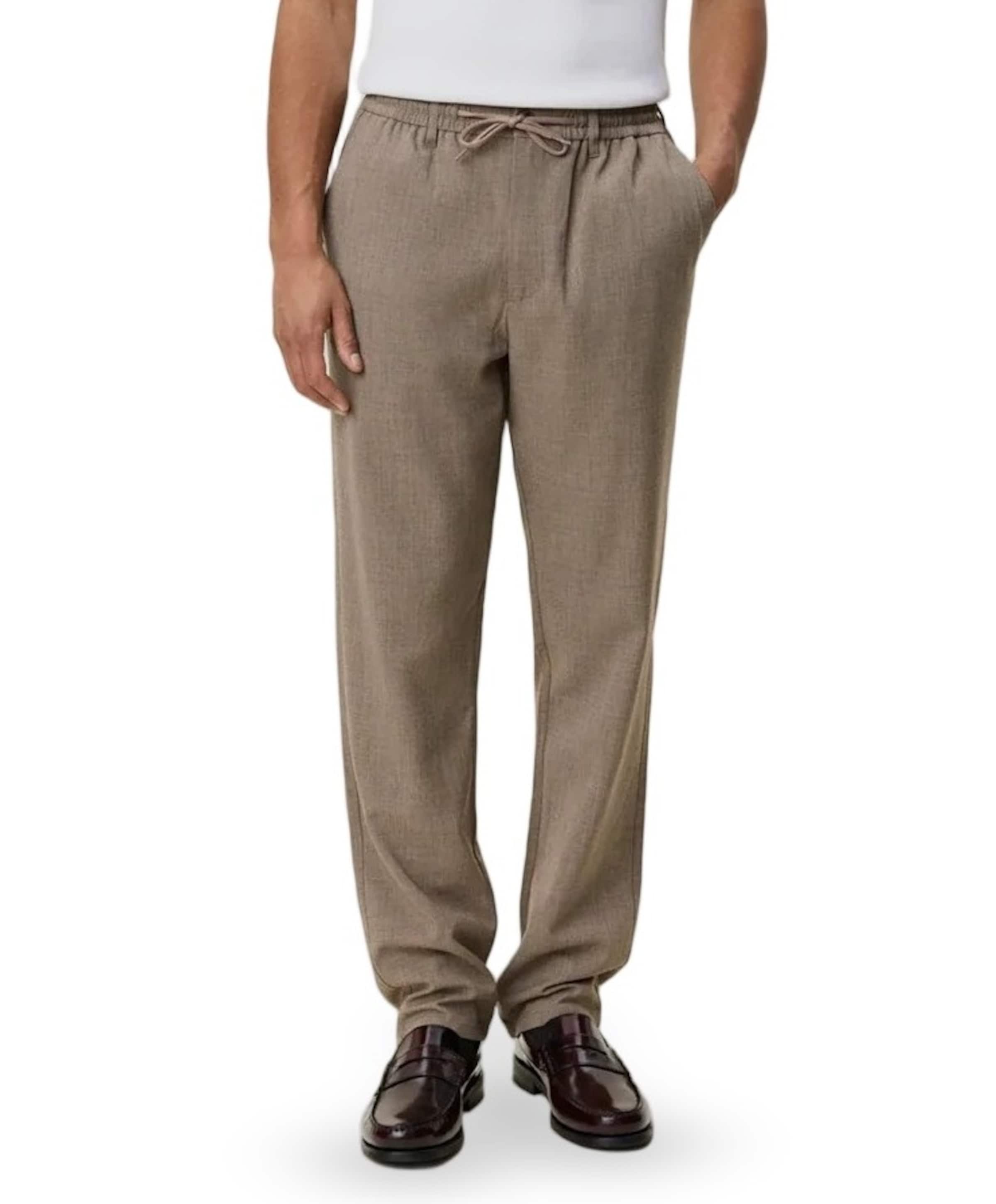 Como Tapered Suit Pants heren broek beige