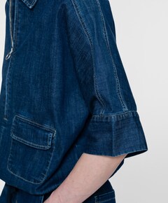 Dames blouse blauw