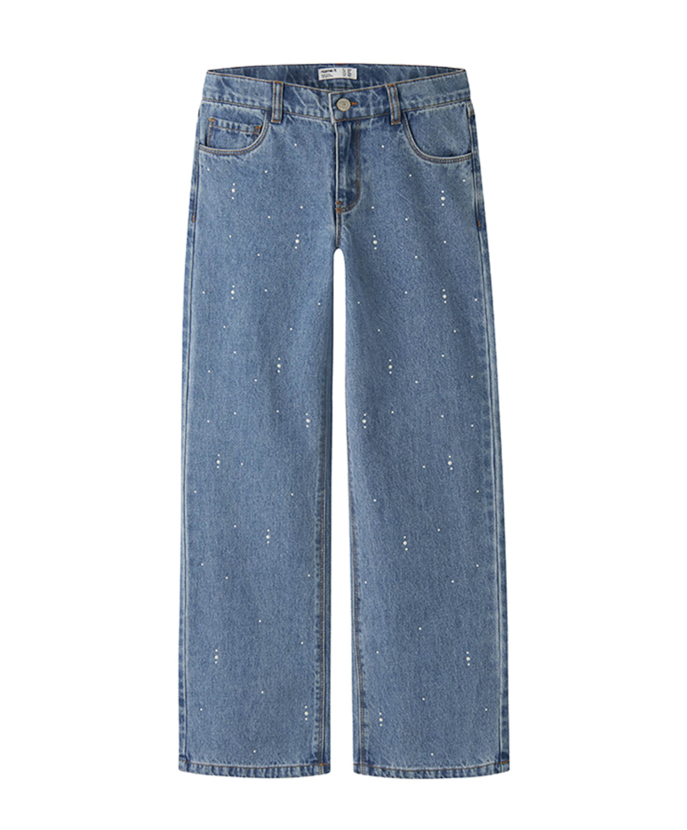 NKFROSE WIDE DECOR 4760-IM meisjes jeans blauw
