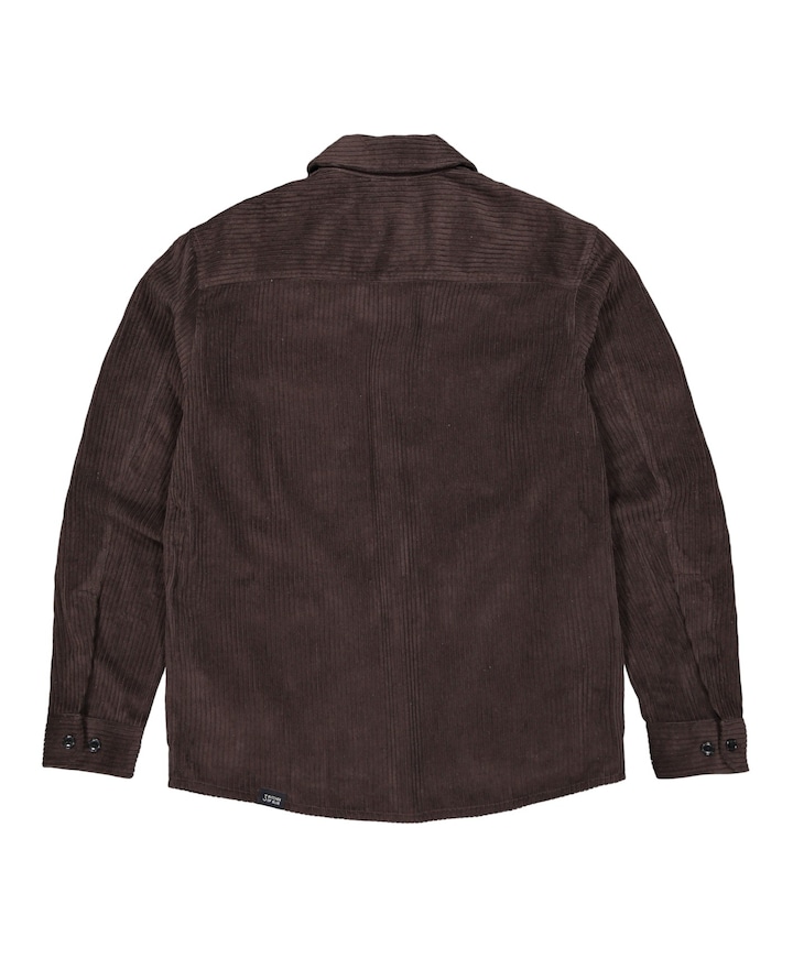 Heren overshirt bruin