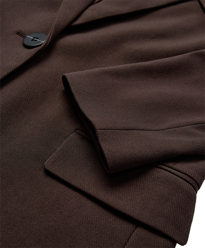 Dames blazer bruin