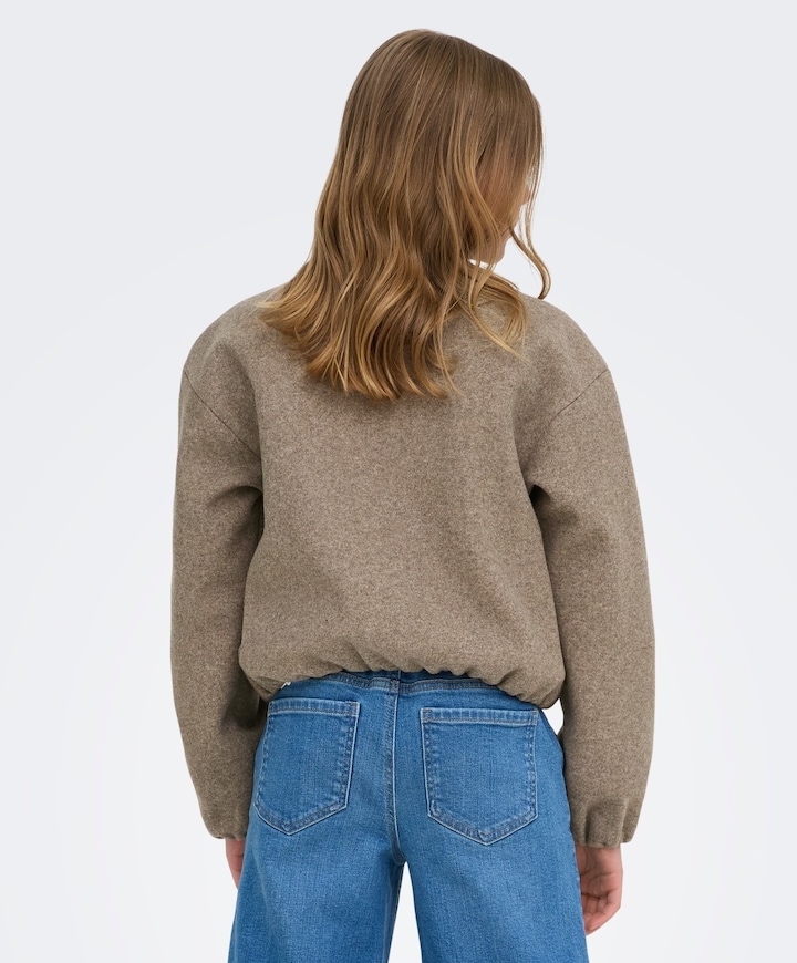 Meisjes jas beige