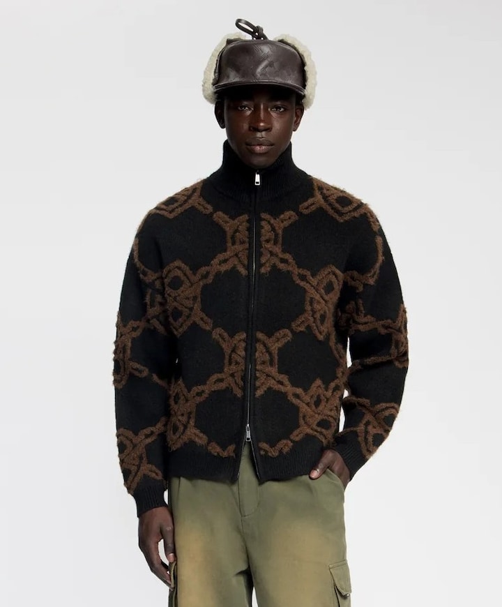 Heren vest zwart