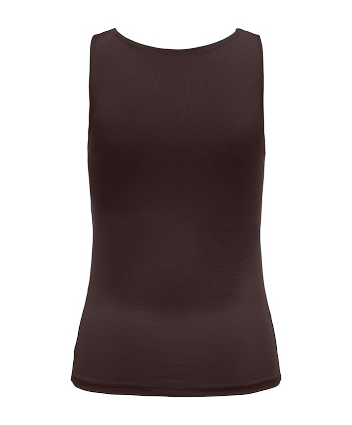 Dames top bruin