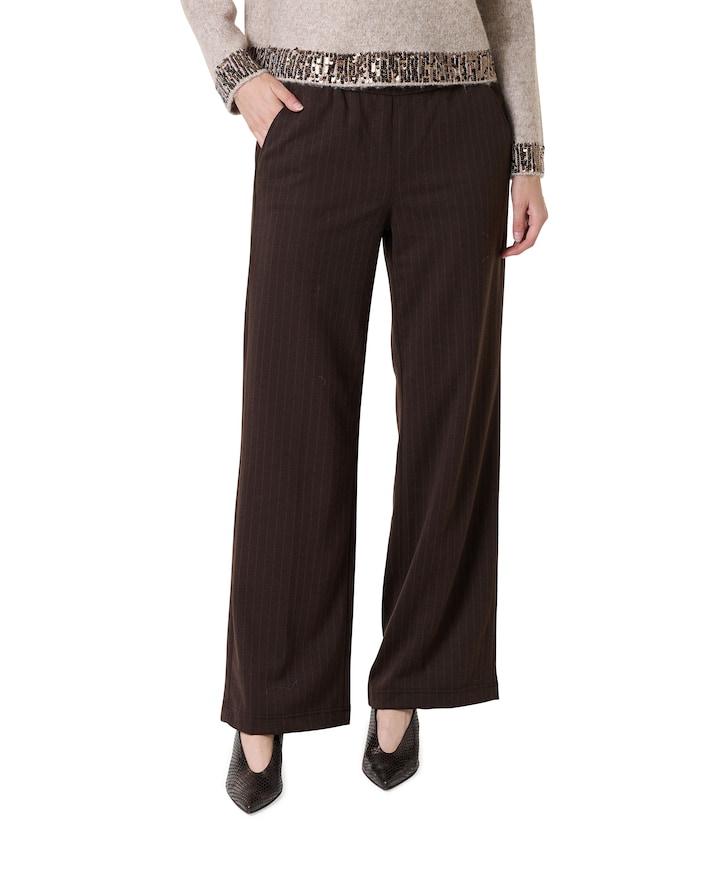 LIZ EASY dames broek bruin
