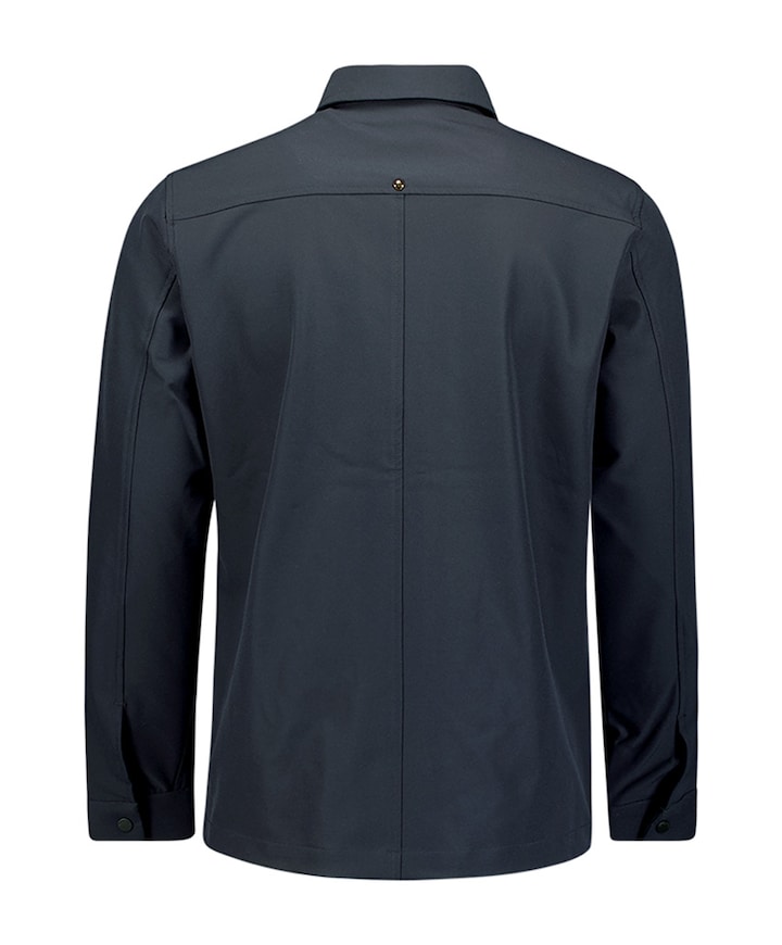 Heren overshirt blauw