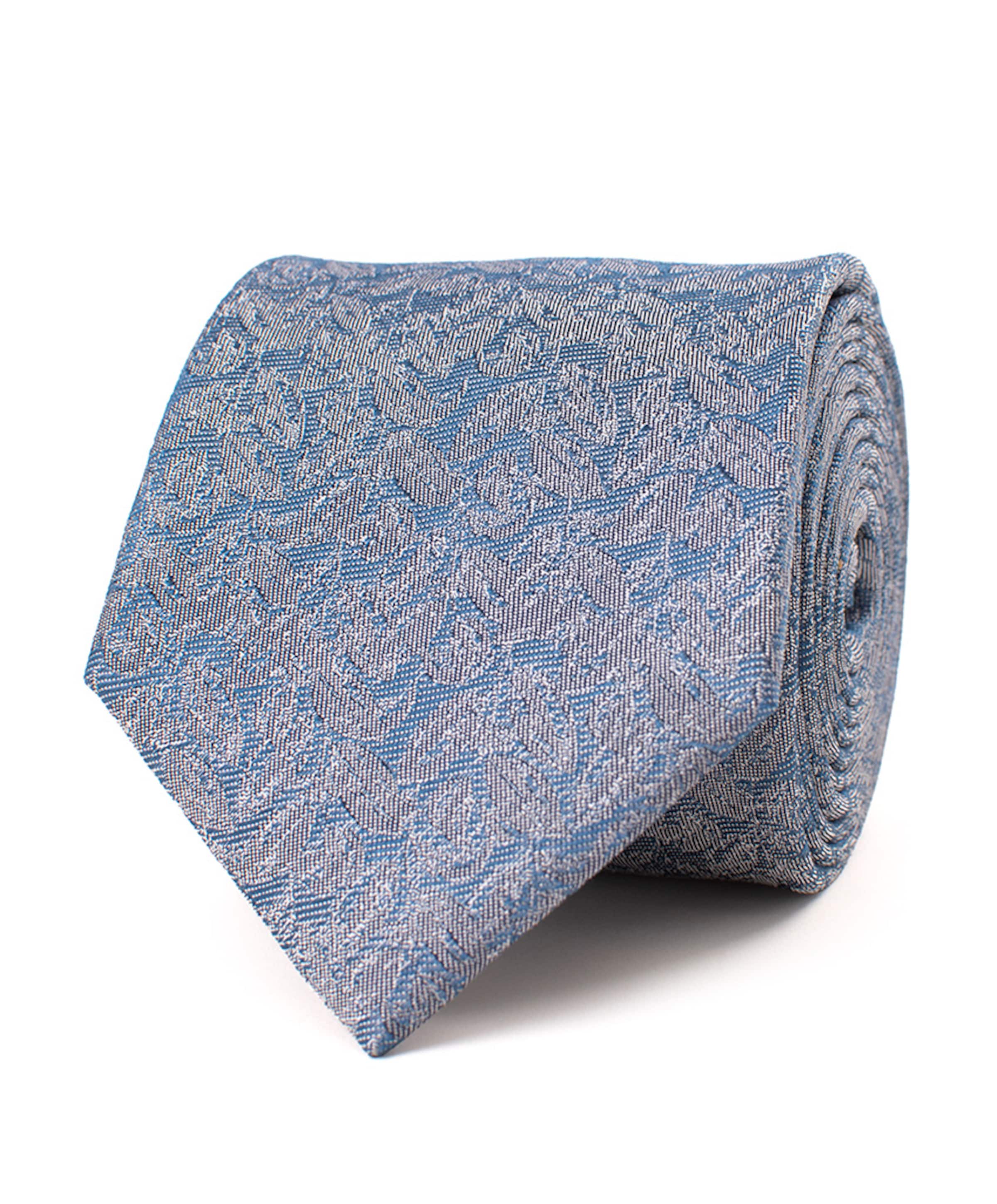 Heren stropdas blauw