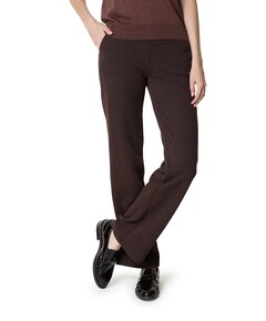 Jenny Wide Leg dames broek bruin