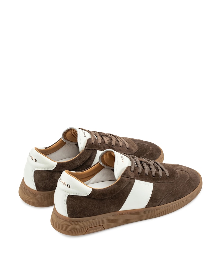 Zack sue LTHR heren sneakers bruin