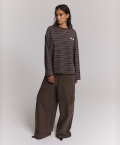 Dames longsleeve bruin