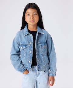 Meisjes spijkerjas blauw