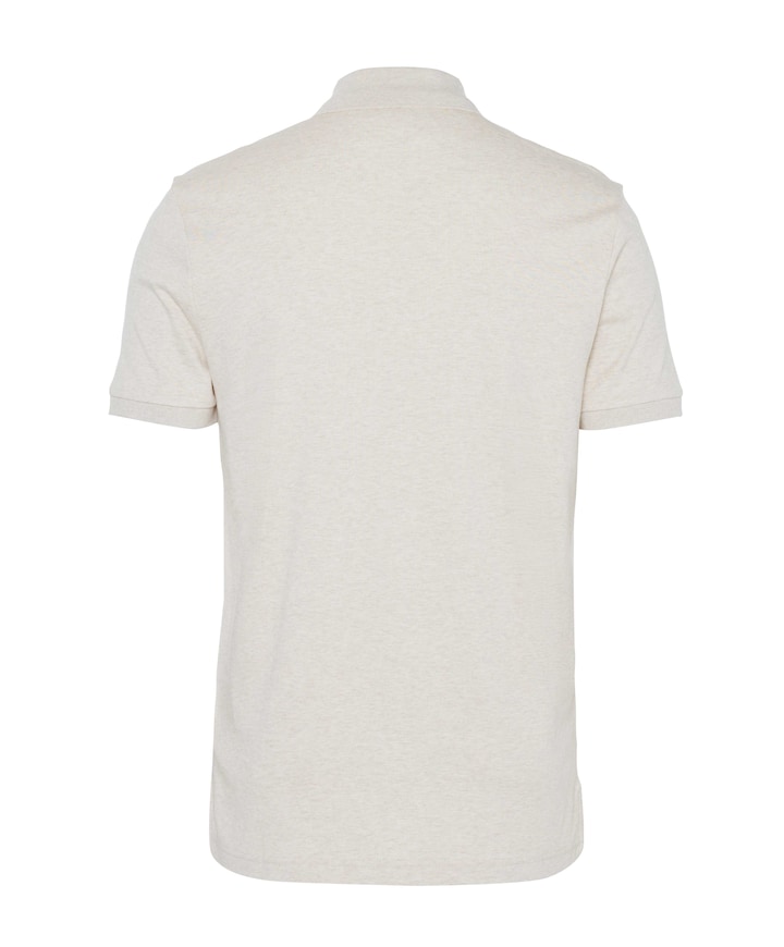 Heren polo ecru
