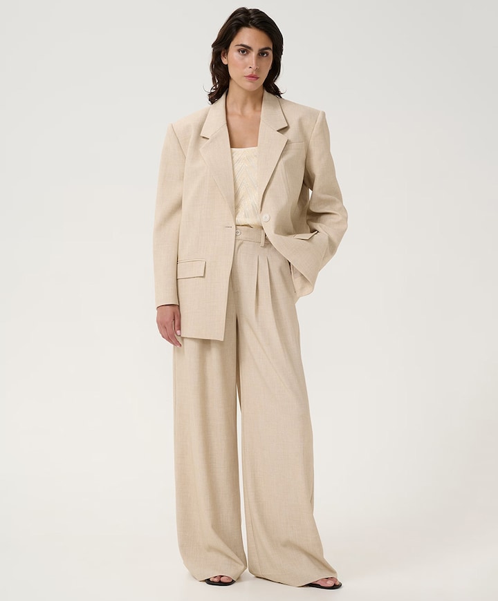 GZdecy HW pants broek beige
