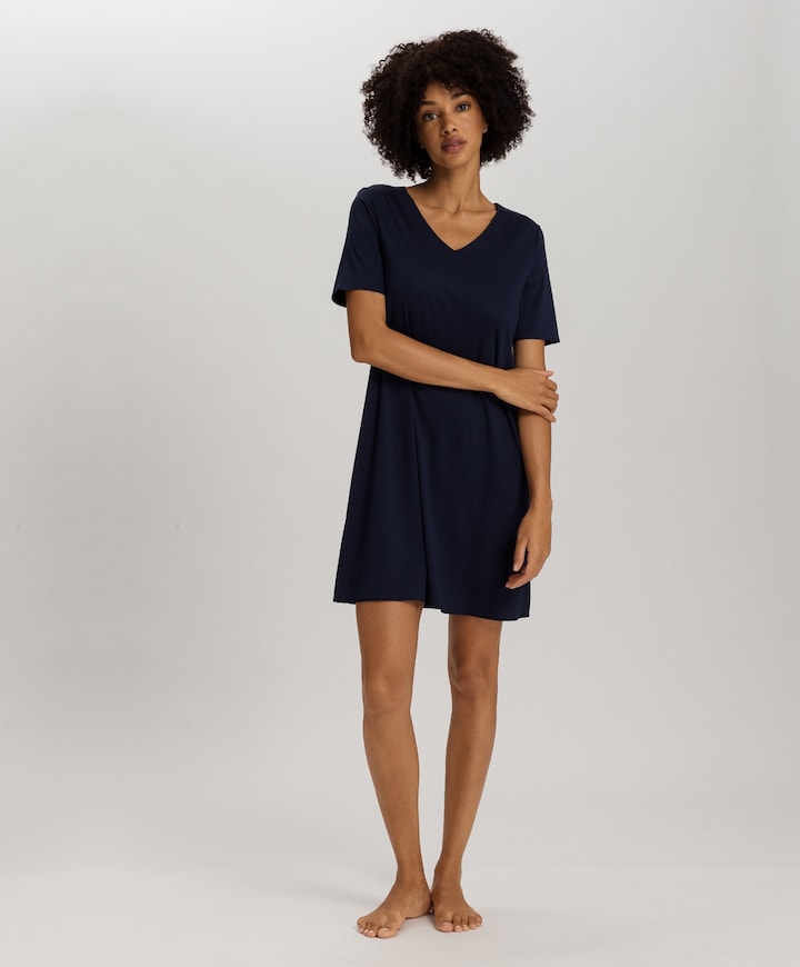 Dames nachthemd blauw