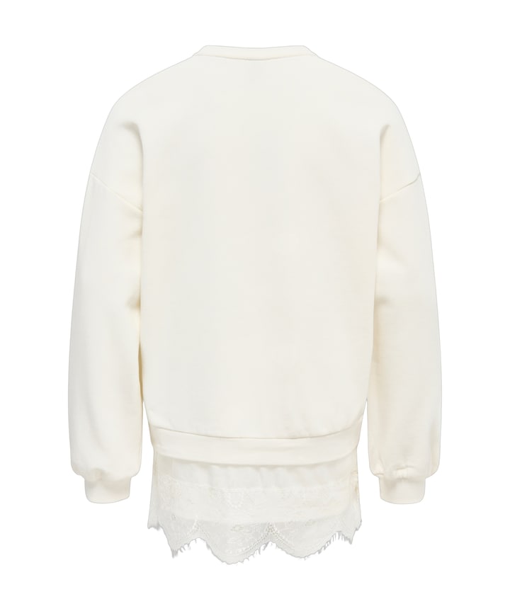 Meisjes sweater beige