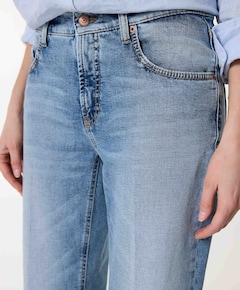 Felina cropped dames jeans blauw