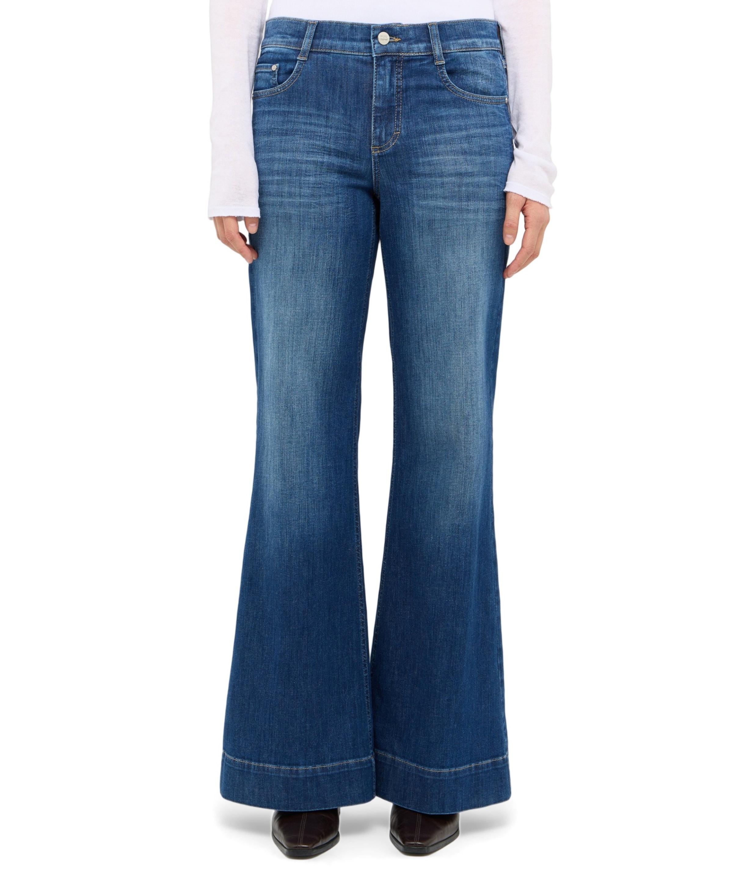 LUNA dames jeans blauw
