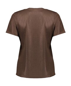 Dames t-shirt bruin