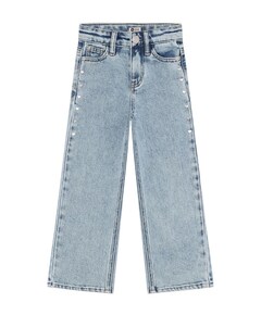Denim Wide Fit Studs meisjes jeans blauw