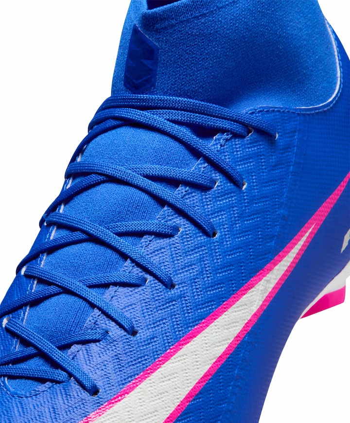 Zm Superfly 10 Acad Fg/mg heren voetbalschoenen blauw