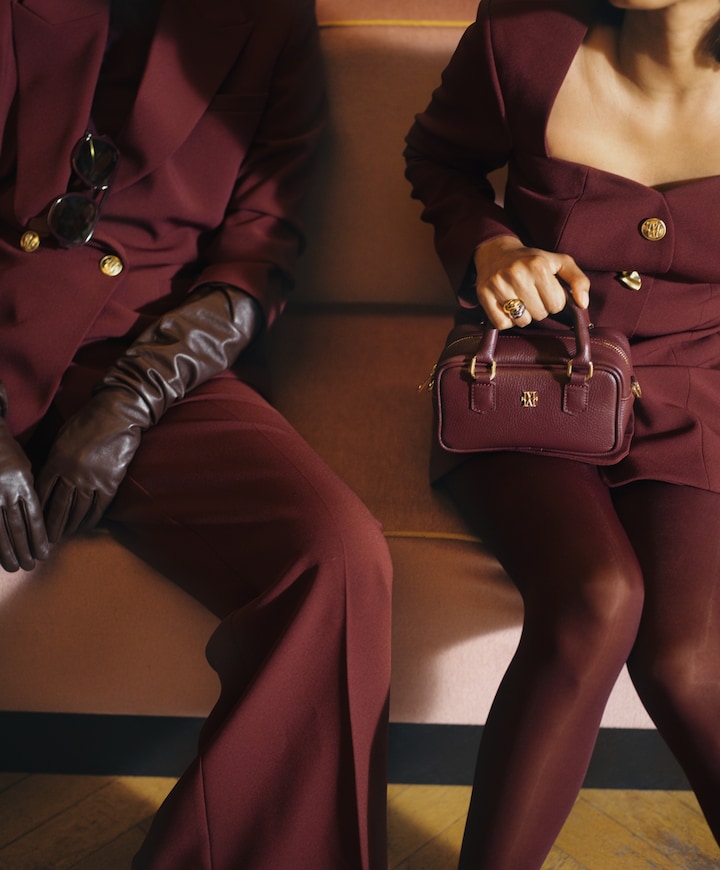 Dames tas bordeaux