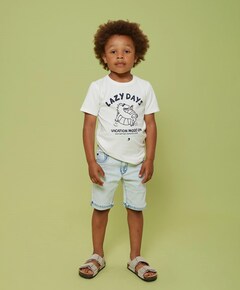 denim jongens korte broek blauw