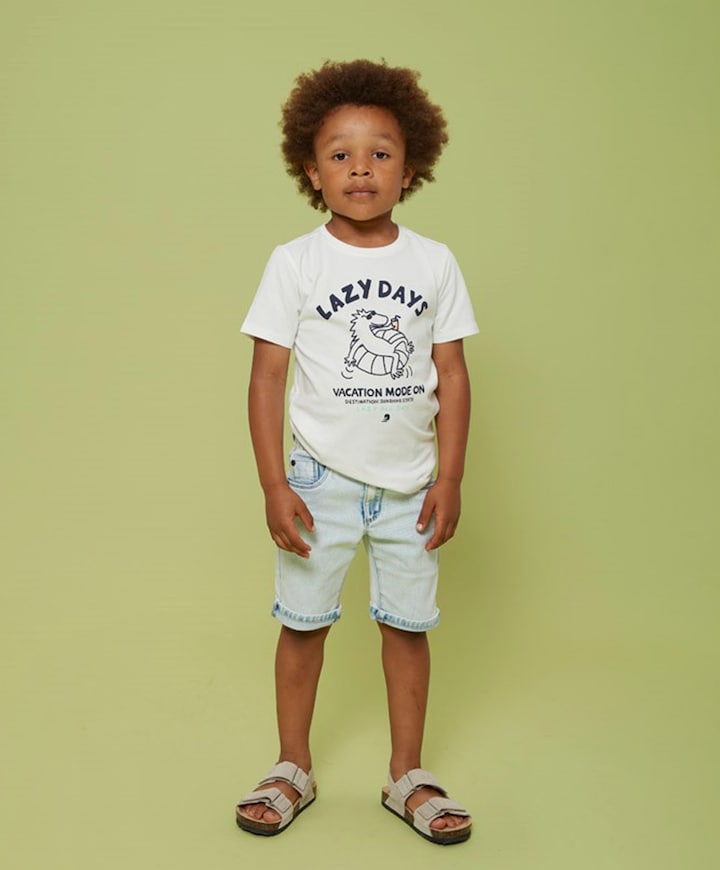 denim jongens korte broek blauw