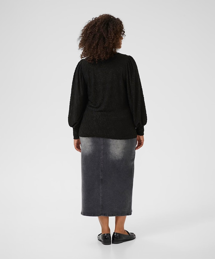 Dames longsleeve zwart