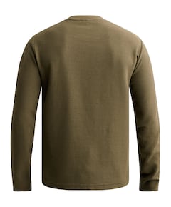 Heren longsleeve groen