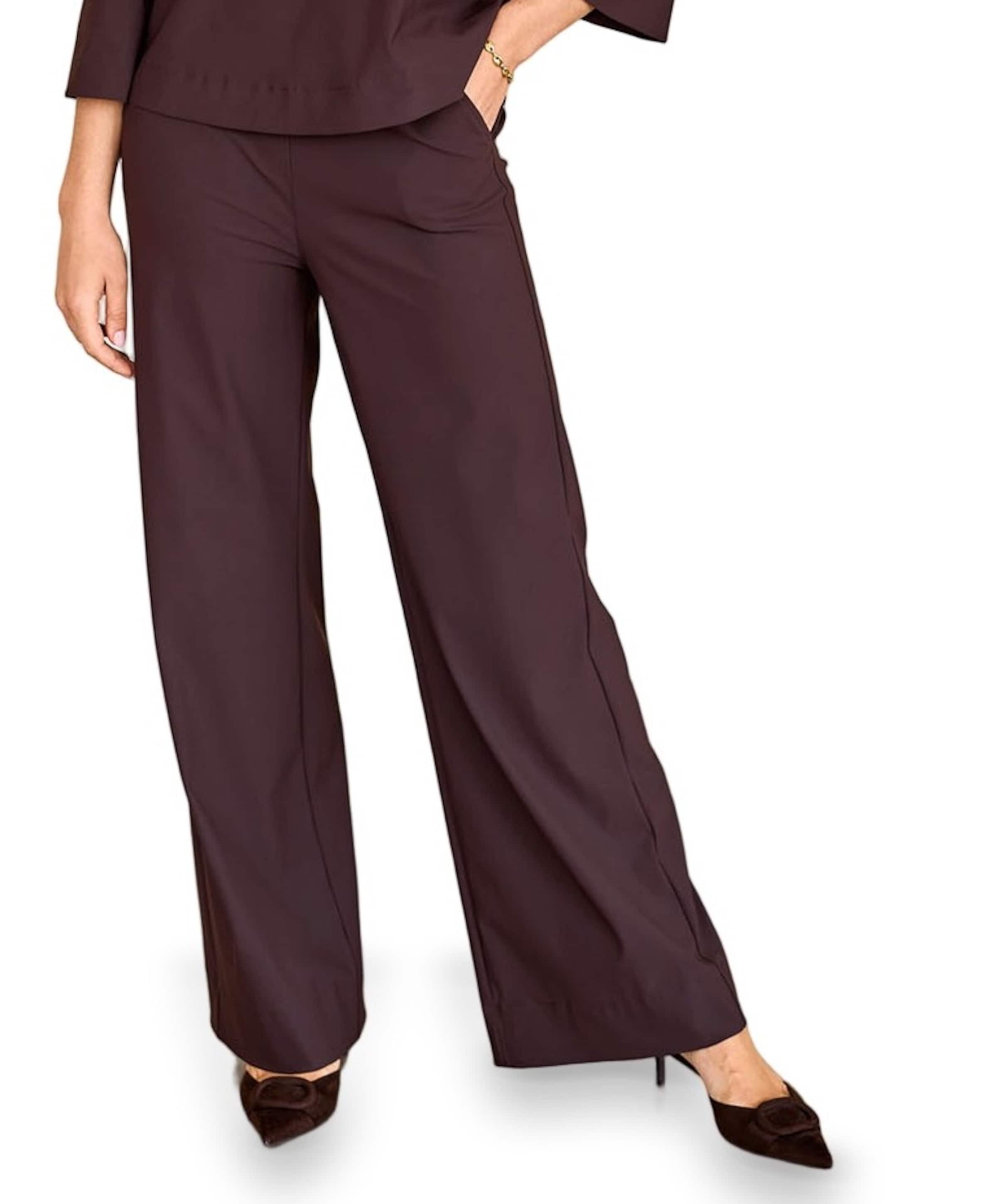 Lexie bonded trousers dames broek bruin