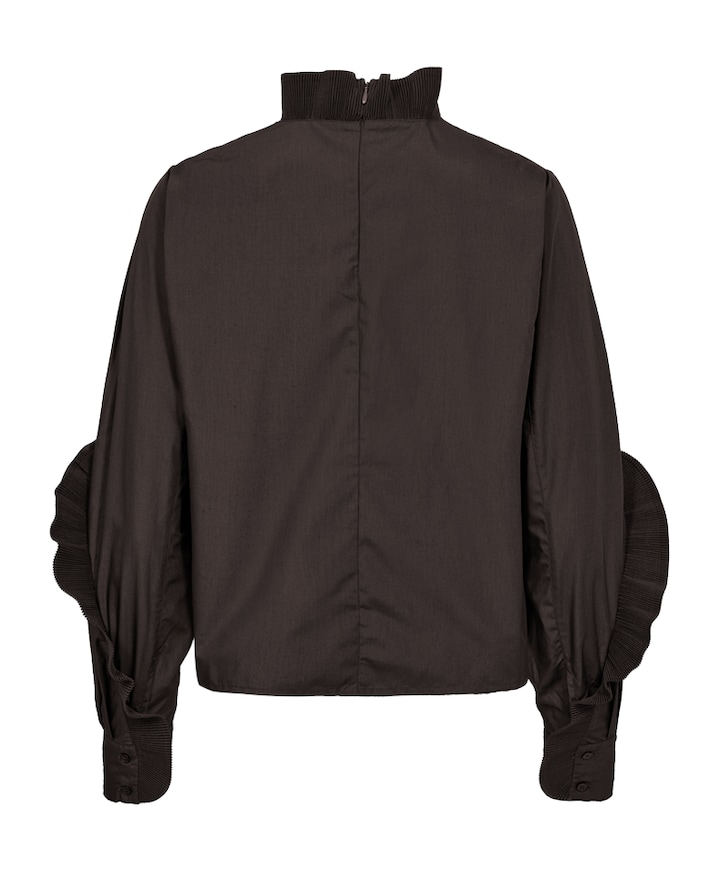 Dames blouse bruin