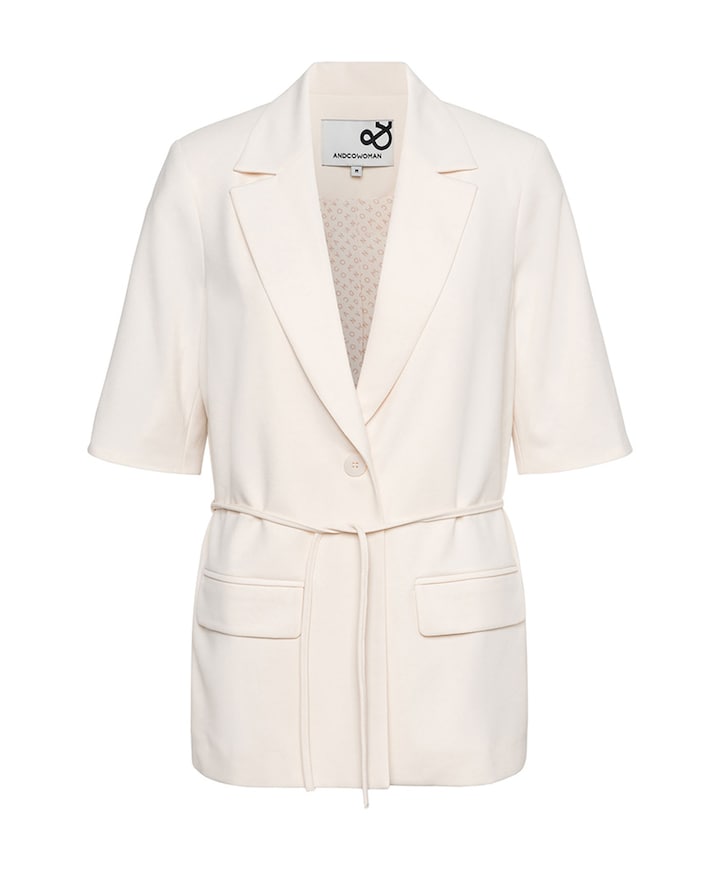 Dames blazer beige