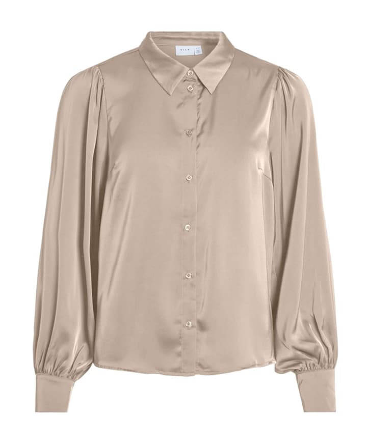 Dames blouse beige
