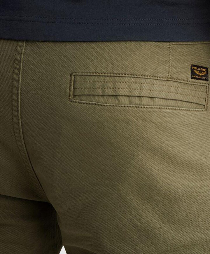 SPECTOR CHINO SHORTS FANCY STRUCTU heren korte broek groen