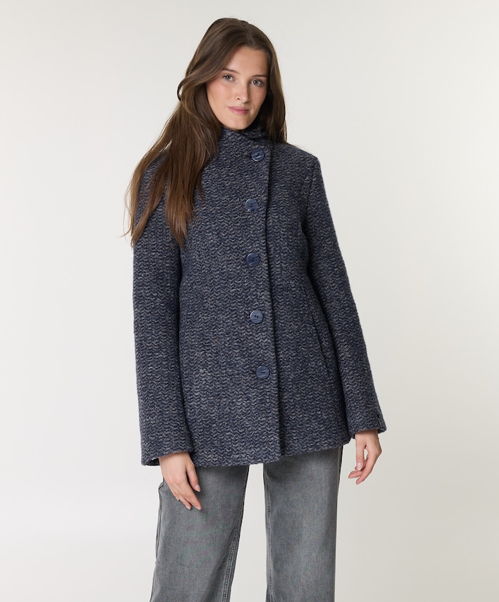 Dames jas blauw