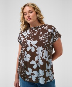 Dames blouse bruin