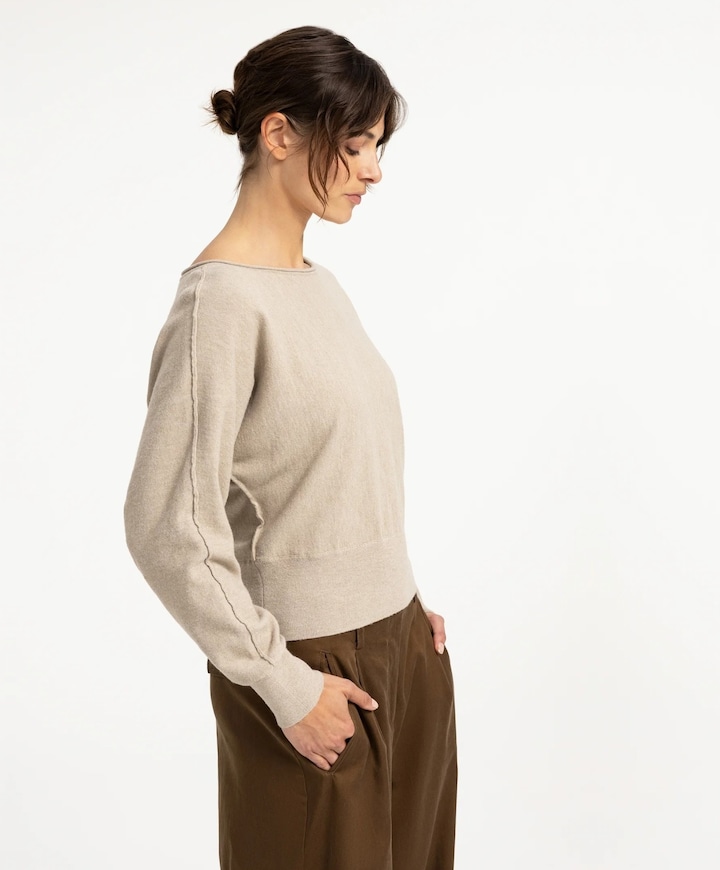 Dames trui beige