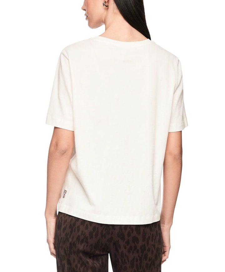 Dames T-shirt ecru