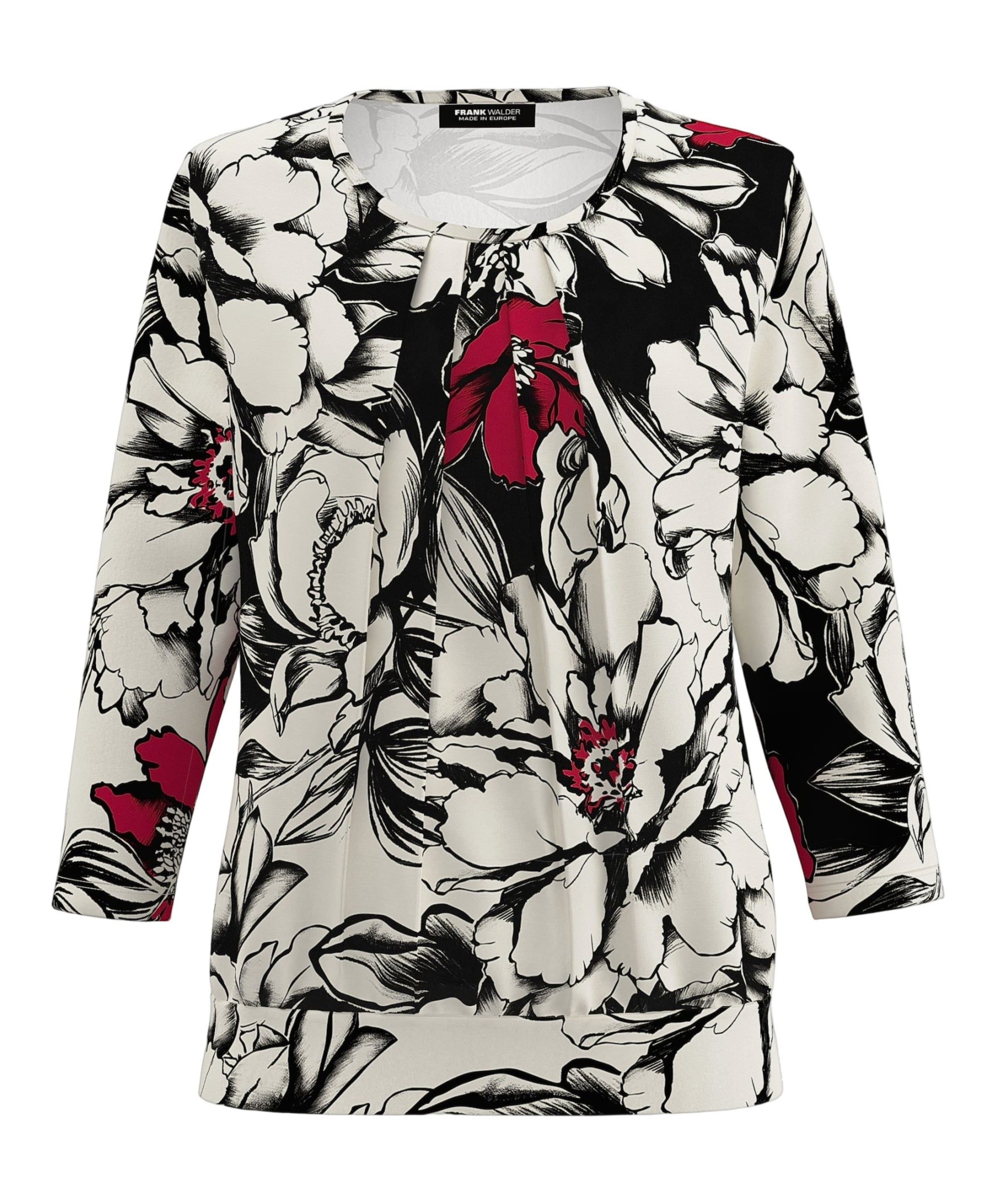 Dames longsleeve rood