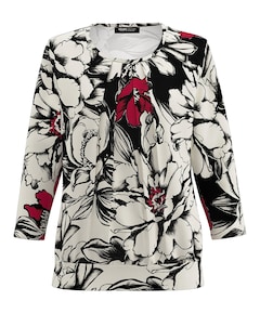 Dames longsleeve rood