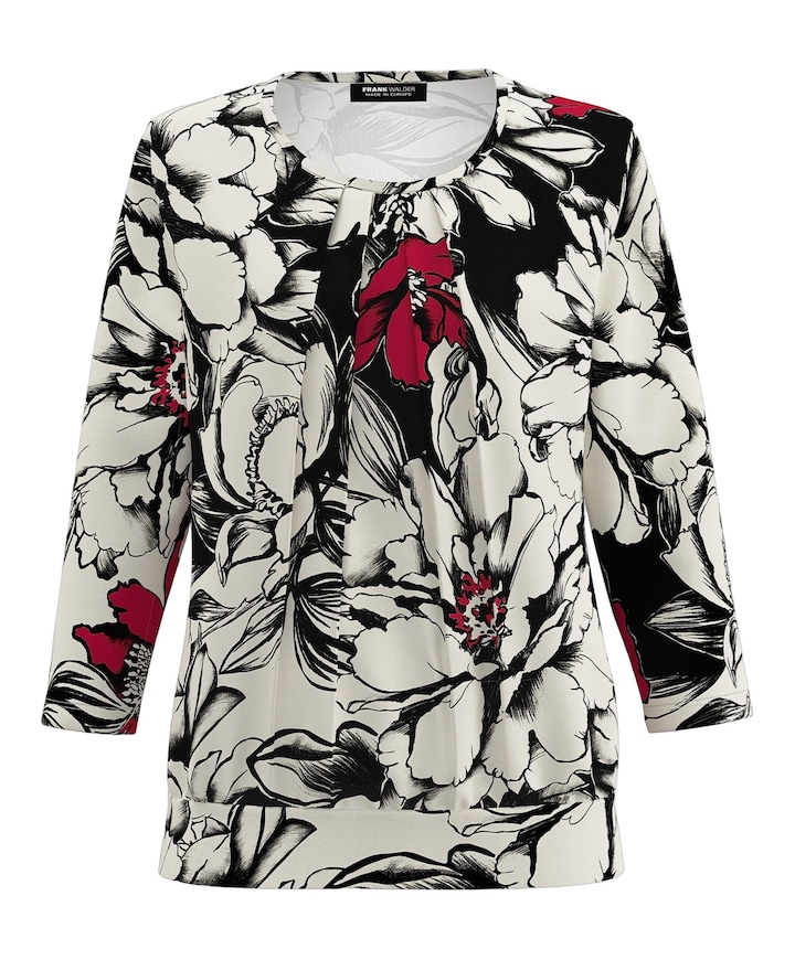 Dames longsleeve rood