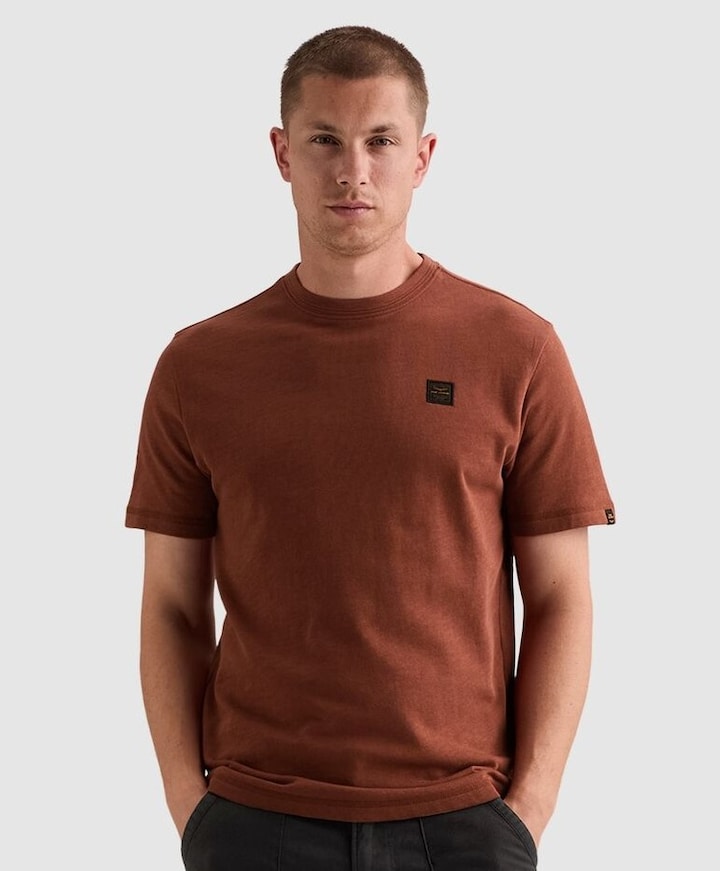 Heren T-shirt bruin