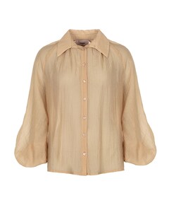 Dames blouse beige