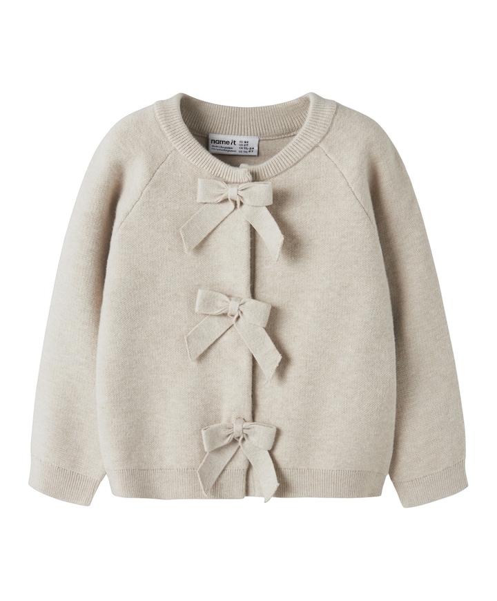 Meisjes vest beige