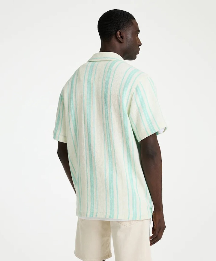 Heren overshirt blauw