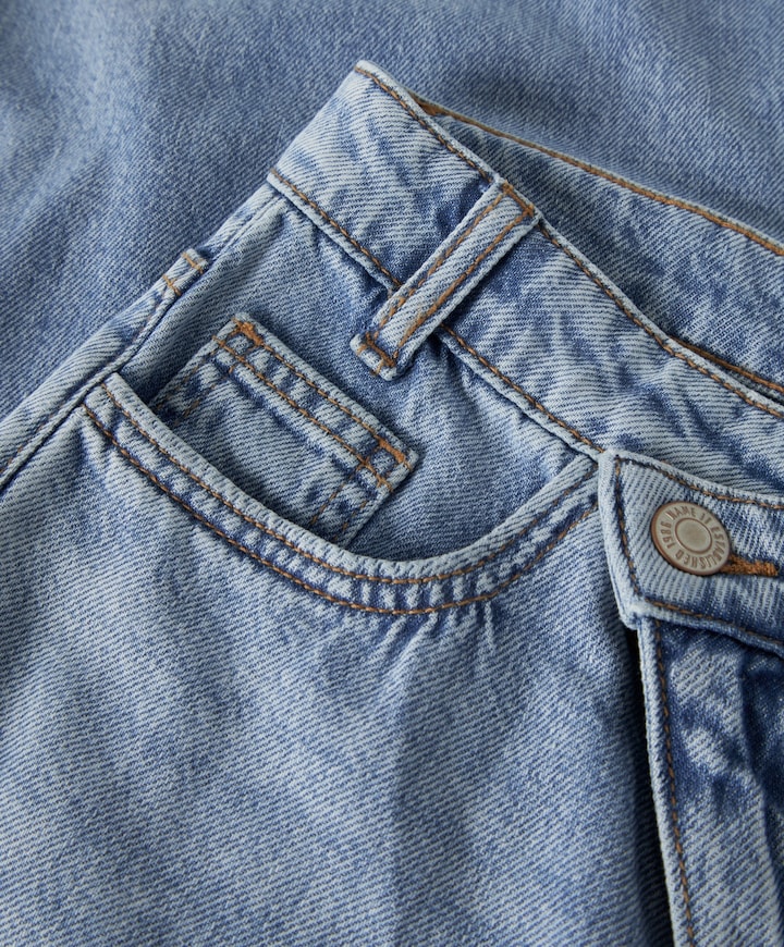 NKFBELLA X-WIDE CLOSURE JEANS 8181- meisjes jeans blauw