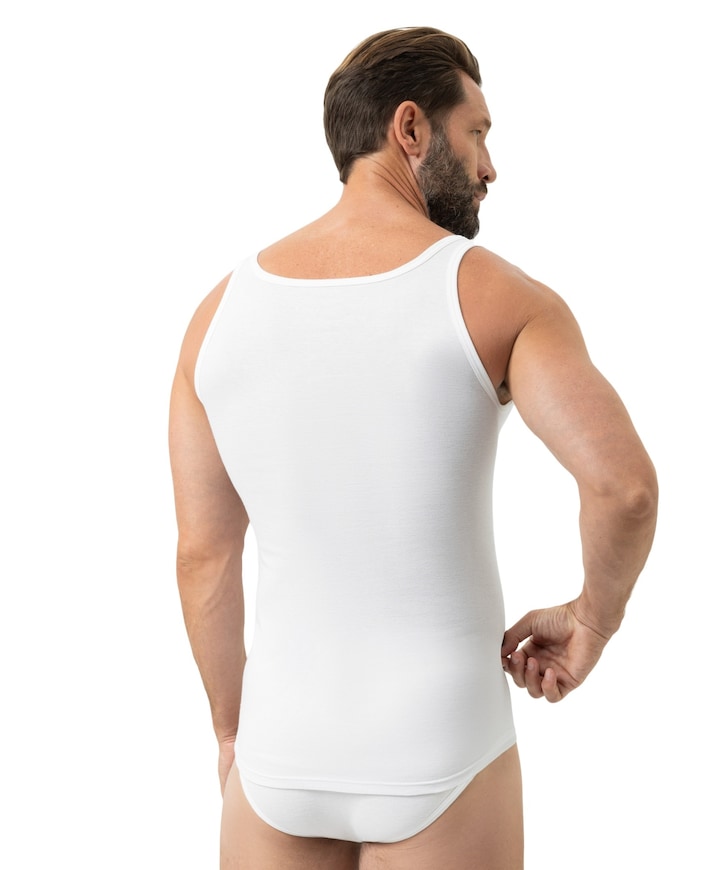 Heren singlet wit